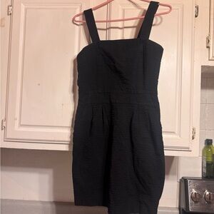 LL bean textured overall Dress size 2